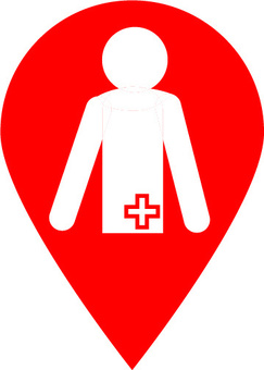 map, map, peta, tandhani, ambulan,