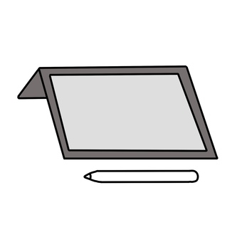 Illustration, tablet, ipad, tablet terminal, 