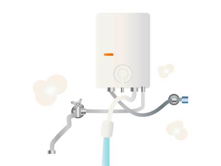 Vector illustration of water heater / water heater, JPG, PNG and AI Vector illustration of water heater / water heater, give the soup, a water heater, hot water, JPG, PNG and AI