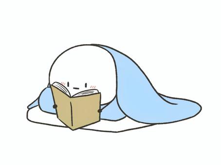 布団の中で本を読む棒人間 布団の中で本を読む棒人間 棒人間,人,人物,本,読書,布団,休憩,寝る,かわいい,イラストのイラスト素材