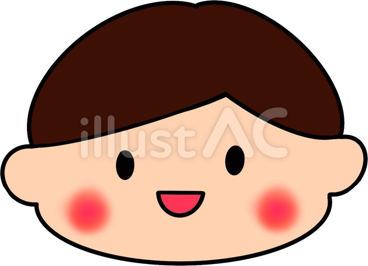 男の子 男の子,人物,顔のイラスト素材