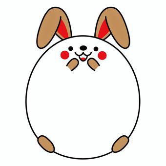 卯年 연하장 소재 귀여운 토끼 형 프레임, JPG 및 PNG 卯年 연하장 소재 귀여운 토끼 형 프레임, 토끼, 디, 마오 년,, JPG 및 PNG