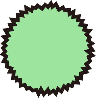 吹き出し トゲトゲ 吹き出し,トゲトゲ,ふきだし,吹き出す,フキダシ,フレーム,枠,あしらい,シンプル,セリフのイラスト素材