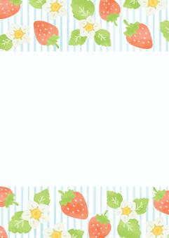 Really cute strawberry frame, , JPG, PNG and AI