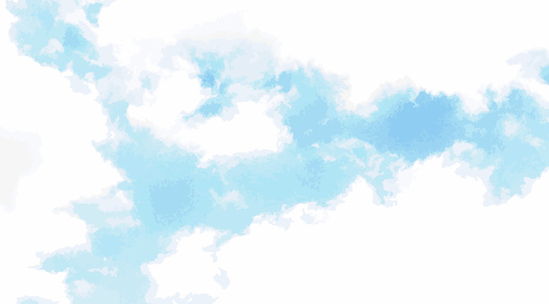 空水彩 空,雲,浮かぶ,見上げる,自然,上空,高い,風景,背景,ふんわりのイラスト素材