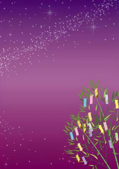 Tanabata background 02_vertical, tanabata, tanabata decoration, star festival, JPG and AI