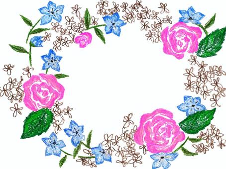 Rose frame, frame, flower, rose, JPG and PNG