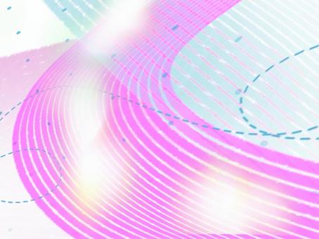 流線のリズム-ピンク02k