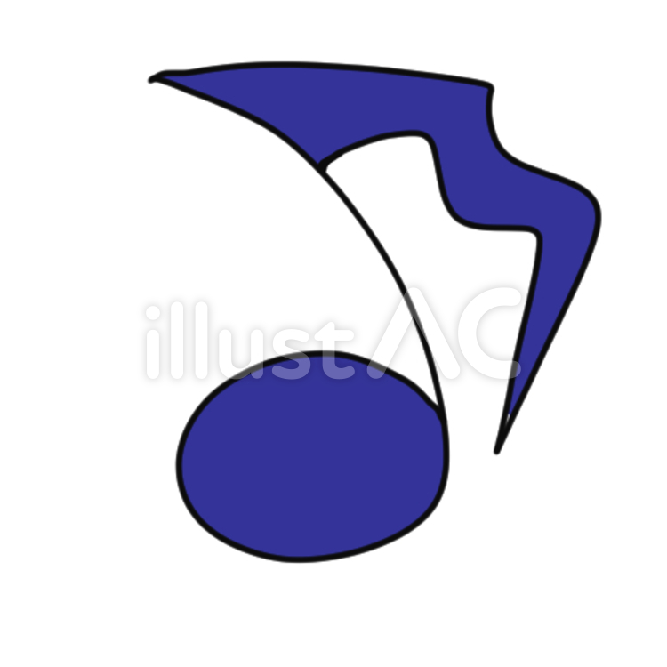 音符 音符,おんぷ,手描きのイラスト素材