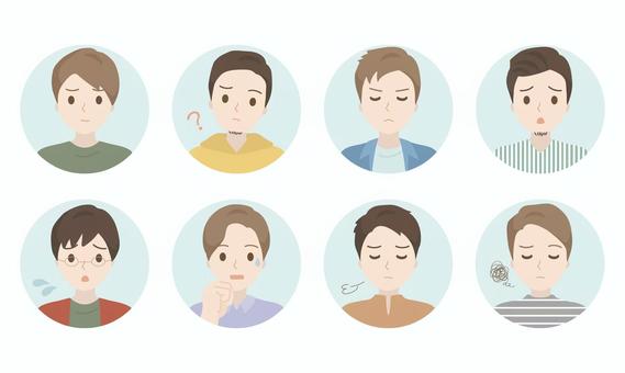 年輕人的負面圖標集 2, JPG, PNG 和 AI 年輕人的負面圖標集 2, , JPG, PNG 和 AI