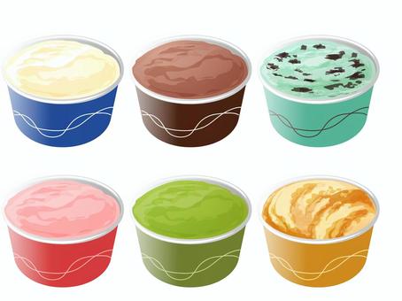 カップアイス2 カップアイス2 カップアイス,アイスクリーム,夏のイラスト素材