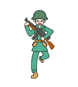 怒るアメリカ軍兵士 米兵,米軍,アメリカ兵,アメリカ軍,連合軍,兵士,太平洋戦争,第二次世界大戦,軍隊,戦争のイラスト素材