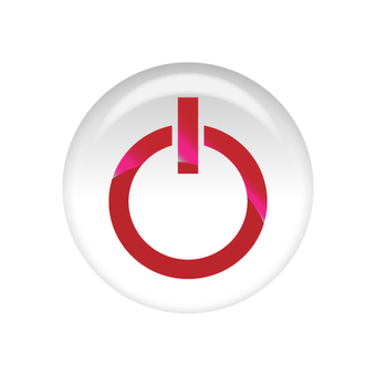 crystal button power icon, , JPG, PNG and EPS