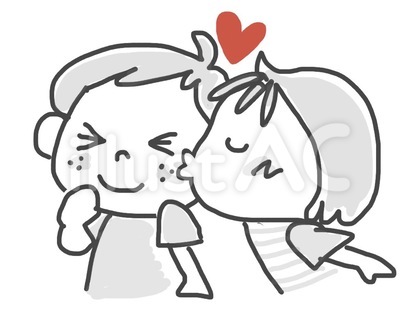 ちゅっ