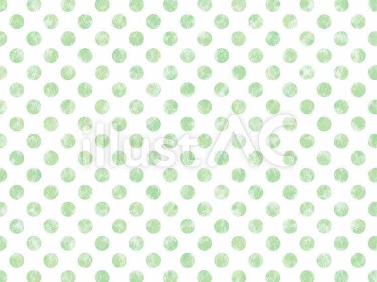 水玉1（緑） 水玉,ドット,模様のイラスト素材