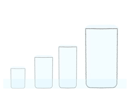 溢れる水 水,溢れる,コップ,容器,透過,pop調,手描き,挿絵,ワンポイント,素材のイラスト素材