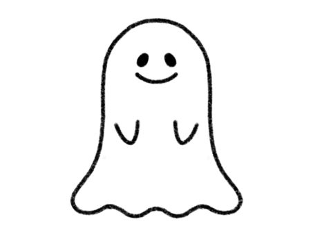 Ghosts drawn with crayons 2 Halloween, ghost, halloween, icon, JPG and PNG