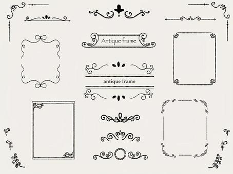 Illustration, frame, icon, hand drawn, 
