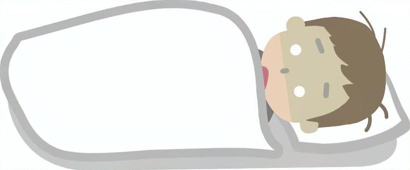 白目の体調不良の男性 白目の体調不良の男性 体調不良,立てない,真っ青,げっそり,ベッド,布団,寝る,寝込む,白目,男性のイラスト素材