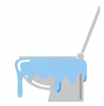 #3236洋式トイレ詰まり トイレ,水漏れ,詰まり,溢れ,故障,ワンポイント,デザイン,素材のイラスト素材