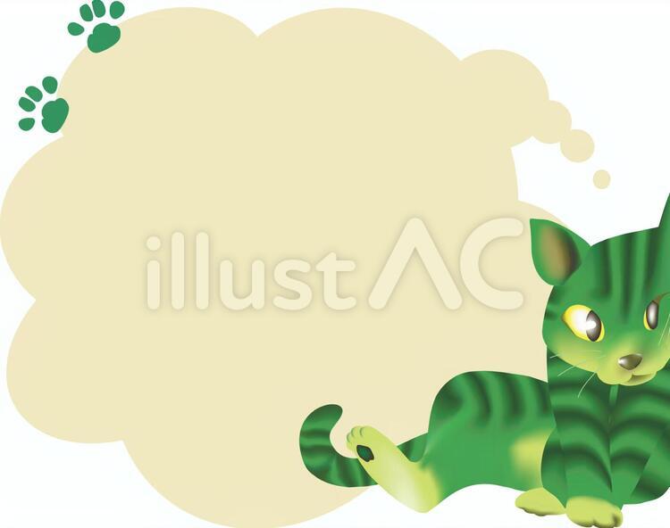 隅猫 動物,猫,愛玩動物のイラスト素材