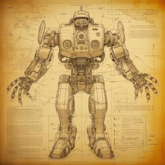 ロボットの図面