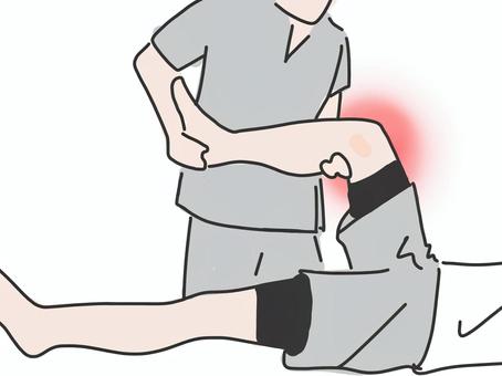 膝の痛み検査 膝,検査,痛み,半月板,靭帯のイラスト素材