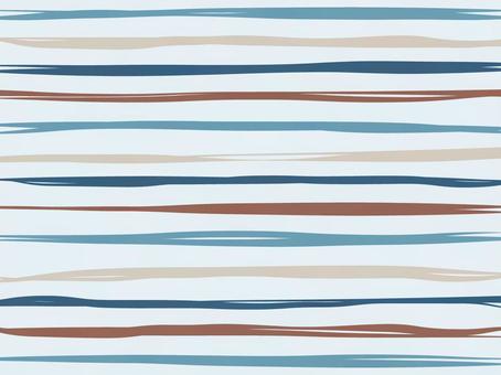 ラフなストライプ・冬色