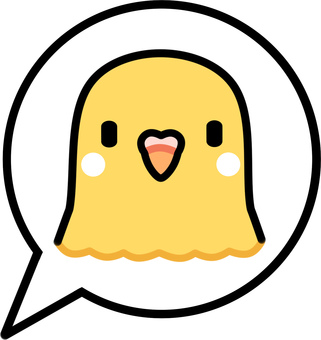 Bird's speech bubble, bird, parakeet, birdie, JPG and PNG