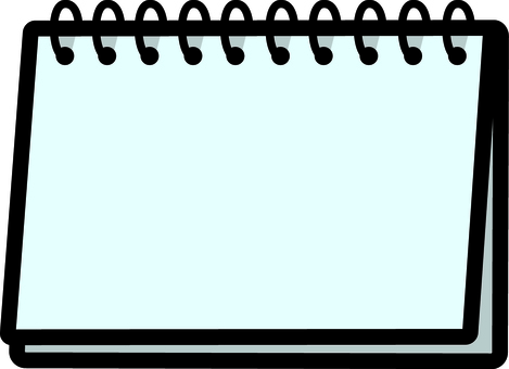 青のスケッチブックです。 スケッチブック,シンプル,ノート,画用紙,文房具,デッサン,紙,ページ,アイデア,練習のイラスト素材