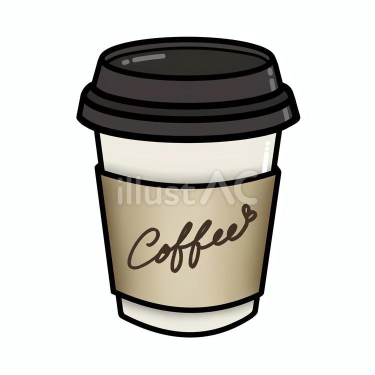 テイクアウト用コーヒー テイクアウト,カフェ,コーヒーのイラスト素材