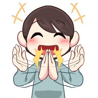 Illustration, people, male, applause, 