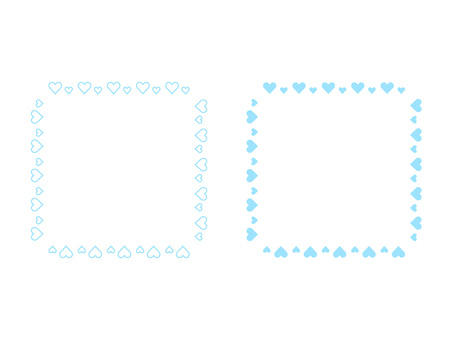 Illustration, Illustration, white day, frame, heart,