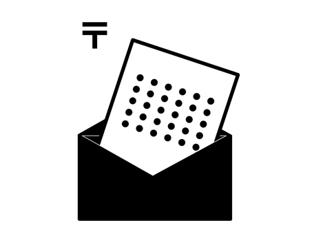 手紙＆郵便 レター,郵便,手紙,封書,便り,郵便物,郵送,マーク,便せん,封筒のイラスト素材