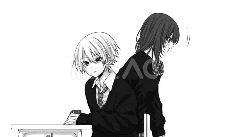 男の子・女の子 人物,女の子,男の子のイラスト素材