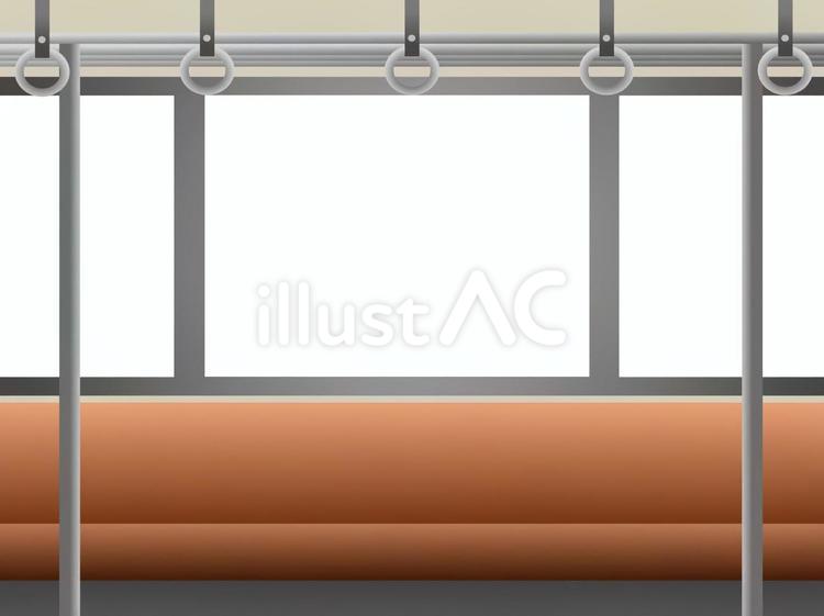 電車内からの車窓 車窓,電車,車内のイラスト素材