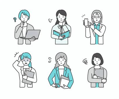 パソコンやファイルを持つビジネスパーソン パソコンやファイルを持つビジネスパーソン ビジネスパーソン,ビジネスウーマン,人物,女性,スーツ,パソコン,スマートフォン,タブレット,ファイル,ノートのイラスト素材