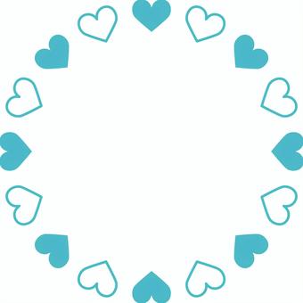 하트 심플 프레임 · 아오, JPG, PNG 및 AI 하트 심플 프레임 · 아오, , JPG, PNG 및 AI
