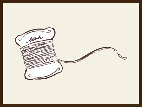 糸　リアル　イラスト