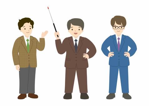 插图, 白领, 公司职员, 商人, 