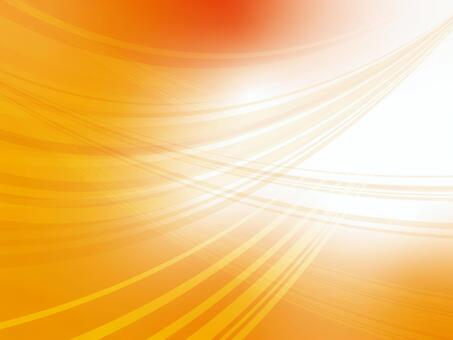 オレンジ色の抽象的な波形背景 背景,オレンジ,抽象的,曲線,波,グラデーション,光,秋,夕方,明るいのイラスト素材