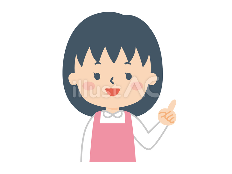 指差し　女性 指差し,チェック,確認のイラスト素材
