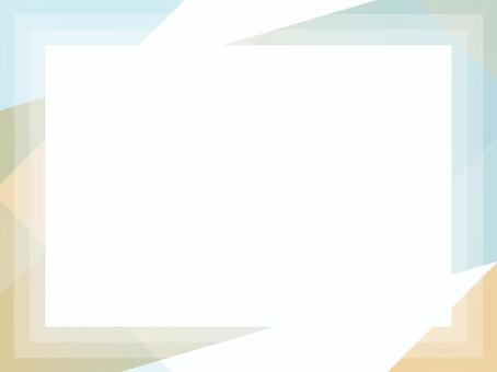 グラデ背景001_B枠 背景,バック,グラデーション,イメージ,シンプル,シャープ,模様,バナー,ベージュ,水色のイラスト素材