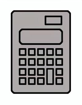 電卓（計算機） 電卓,計算,シンボル,おしゃれ,シンプル,事務用品,文房具,事務,計算機,ステーショナリーのイラスト素材