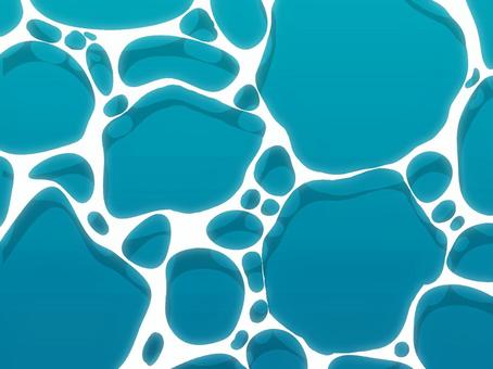 青い水面 水面,背景,景色,海,プール,手描き,trpg,ゲームのイラスト素材