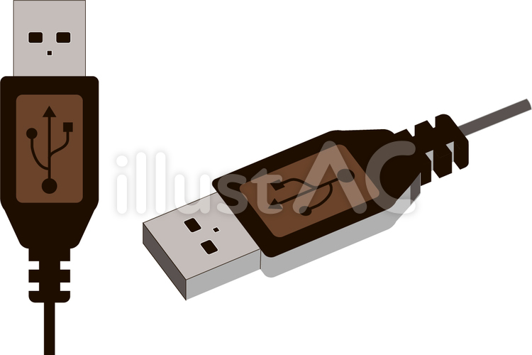 USBコネクタ部分 usb,コネクタ,jpegのイラスト素材