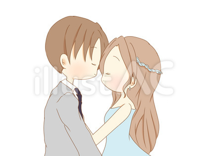 キスをする花嫁と花婿 3