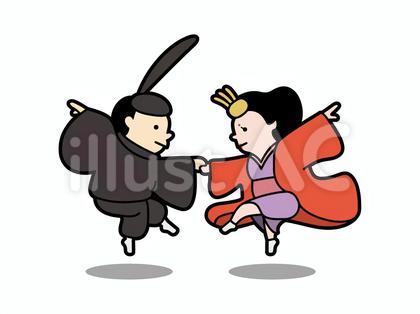 踊るおひなさまたち