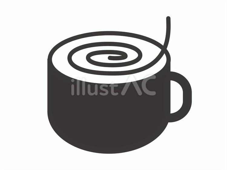 コーヒーのアイコン02 コーヒー,カップ,アイコンのイラスト素材