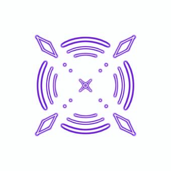 サイバー照準紫 ターゲット,狙撃,丸,照準,スナイパー,ロックオン,素材,射撃,銃撃,銃のイラスト素材